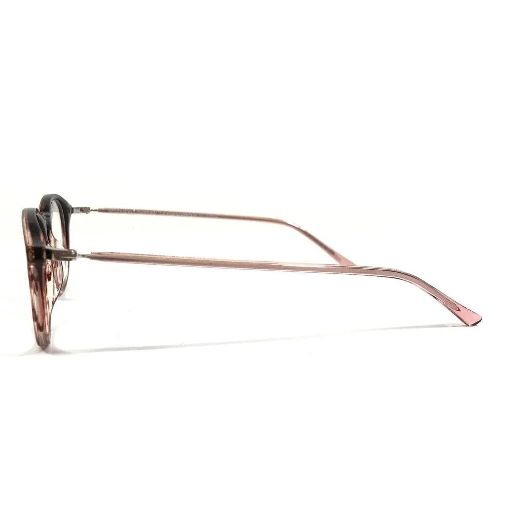 Prodesign Denmark Eyeglasses Frames 4773 c.4942 Brown Clear Pink Round 46-20-140